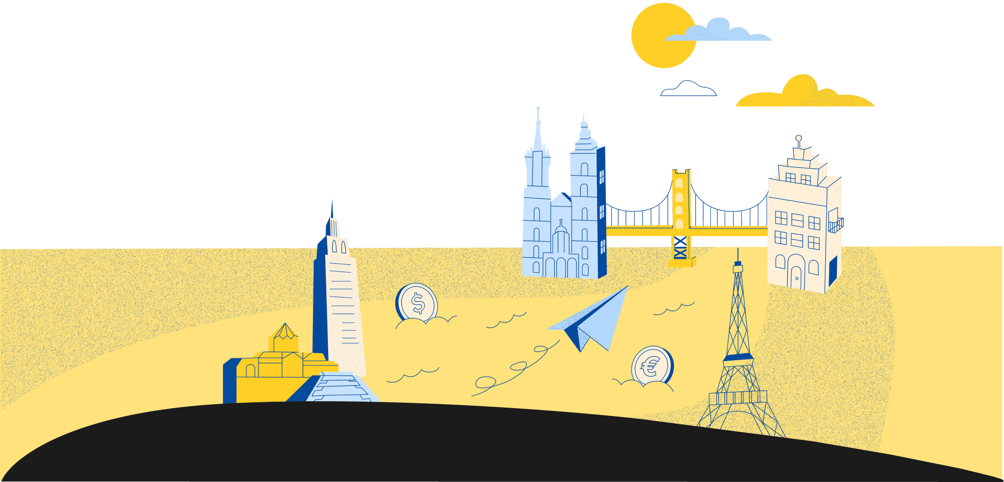 Illustration illustrant l'internationalization de digitalize 4 you intervient