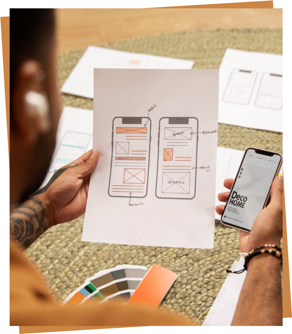 image illustrant le design d'un site e-commerce