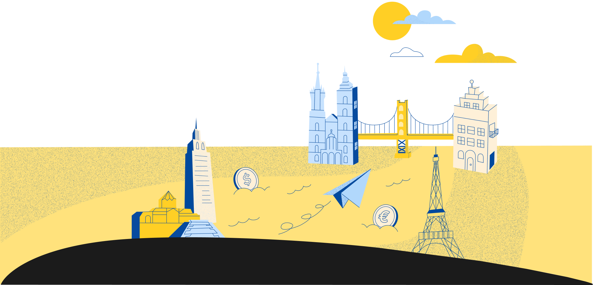 Illustration illustrant l'internationalization de digitalize 4 you intervient